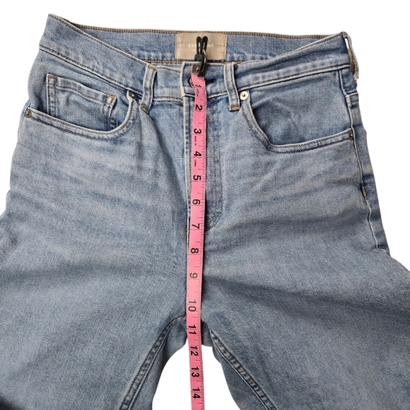 Everlane Sz 27 The Cheeky Ankle Blue Straight Denim Jeans‎ - Picture 9 of 12